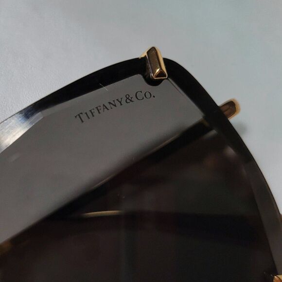 Tiffany & Co. TF3089 6002S4 Sunglasses Women\'s Gold/Dark Grey 52-20-135 main image 9